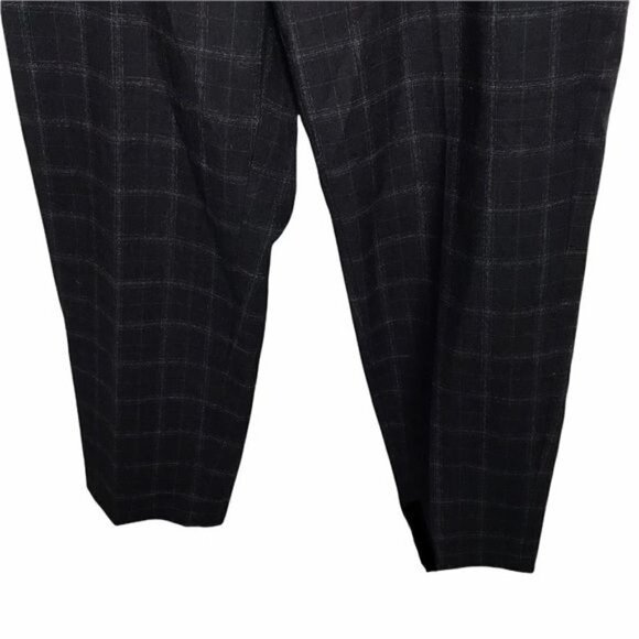 The Group by Babaton Jimmy Pant Trousers in Black Fine Grid NWT Large - Picture 5 of 10